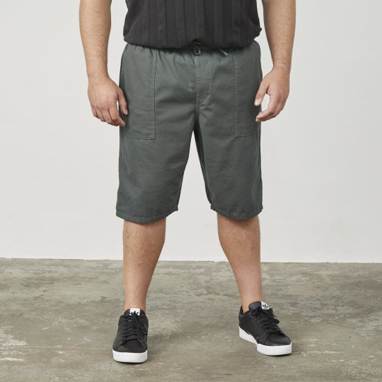 North Latitude 61336 Short Coupe Confort Vert Poussiéreux Foncé - Shorts - Shorts hommes grande taille