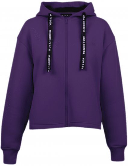 Nora Mikken GERTRUD Cropped Hoodie Purple - VÊTEMENTS FEMME XS-XXL - 