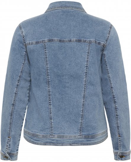 Kaffe Curve Vilana Denim Jacket Washed Blue - Vestes en jean - 