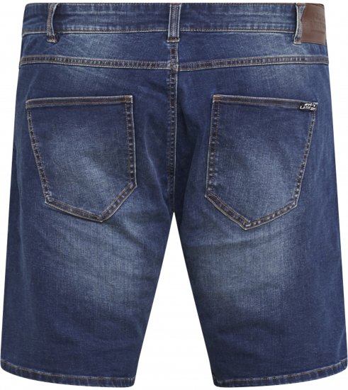 North Latitude 61156 Ringo Short En Denim Denim - Shorts - Shorts hommes grande taille