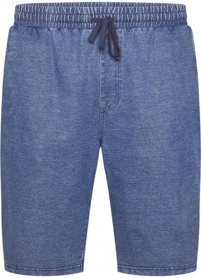 North Latitude 61333 Short En Denim Jog Bleu Indigo - Shorts - Shorts hommes grande taille