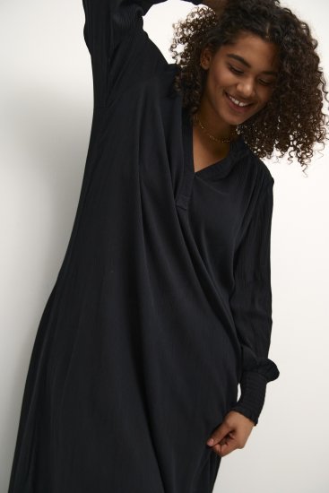 Kaffe Curve Miriam Ami Robe Noir profond - Robes - 