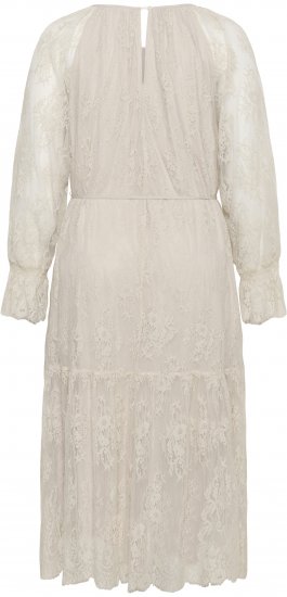 Kaffe Curve Amalie Lace Dress Moonbeam - Robes midi - 
