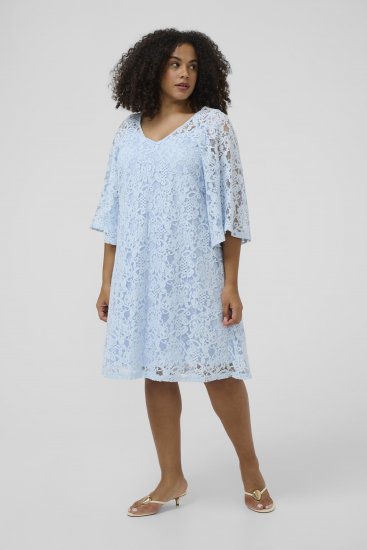 Kaffe Curve Lucy Dress Nantucket Breeze Blue - Robes midi - 