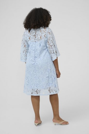 Kaffe Curve Lucy Dress Nantucket Breeze Blue - Robes midi - 