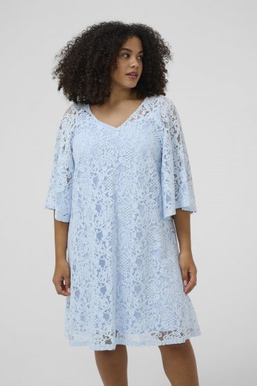 Kaffe Curve Lucy Dress Nantucket Breeze Blue - Robes midi - 