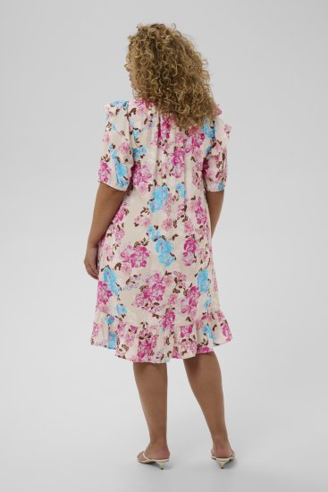 Kaffe Curve Hayley Dress Multi Color Flower - Robes midi - 