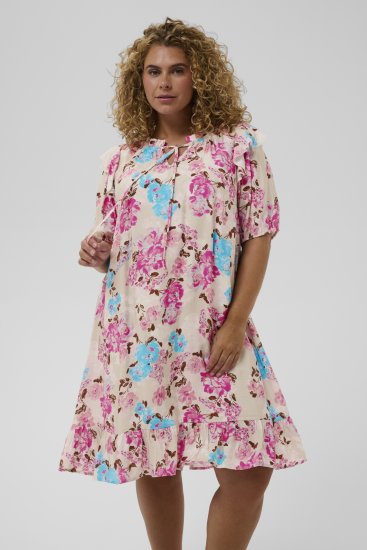 Kaffe Curve Hayley Dress Multi Color Flower - Robes midi - 