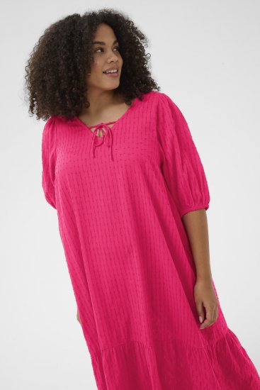 Kaffe Curve Thea Dress Beetroot Purple - Robes - 