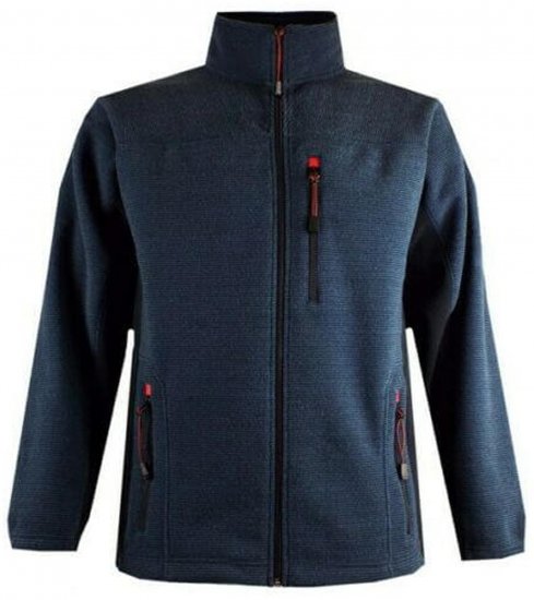 Espionage FL029 Fleece Sweatjacket Navy - Sport & outdoor - Vêtements de sport grande taille 