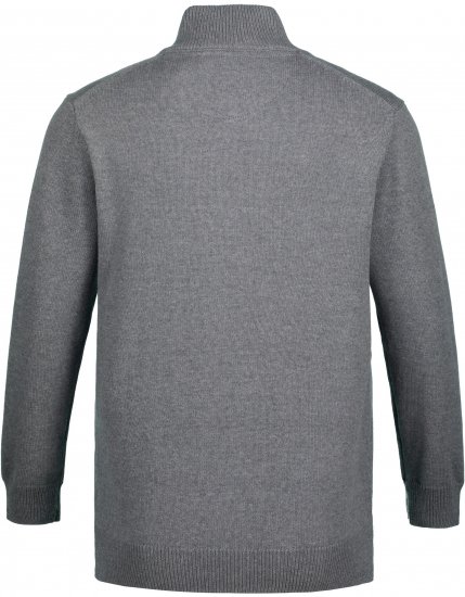 JP1880 Sweater Quarter Zipper Grey - Sweatshirts & hoodies - Sweatshirts/Hoodies grande taille homme