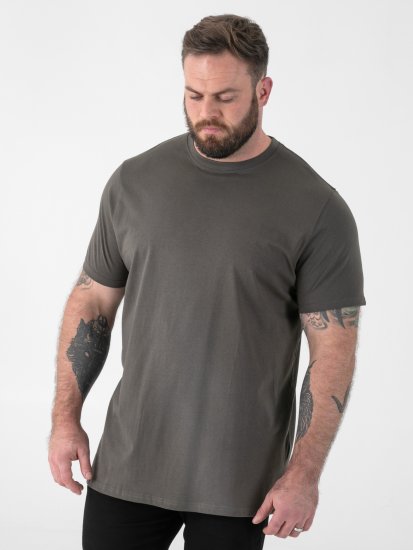 D555 Flyers Crew Neck T-shirt Khaki - T-shirts - T-shirts Homme Grande Taille