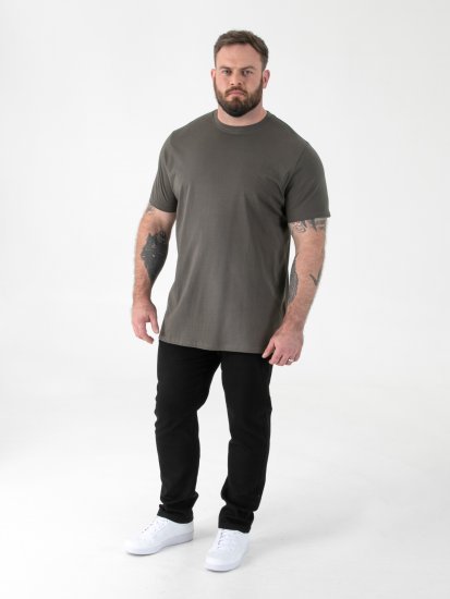 D555 Flyers Crew Neck T-shirt Khaki - T-shirts - T-shirts Homme Grande Taille