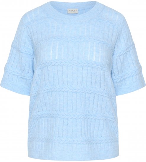 Kaffe Curve Minia Pullover Powder Blue Melange - Pulls en maille - 