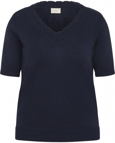 Kaffe Curve Leani Knitted Pullover Midnight Marine - Pulls en maille - 