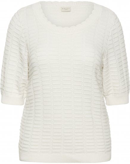 Kaffe Curve Lotia Pullover Chalk - Pulls en maille - 