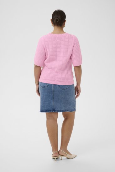 Kaffe Curve Lotia Pullover Pink Frosting - Pulls en maille - 