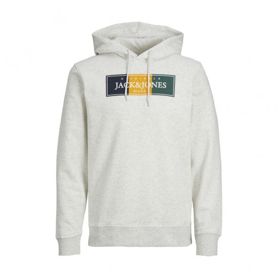 Jack & Jones Codyy Hoodie White - Sweatshirts & Hoodies - Sweatshirts/Hoodies grande taille homme