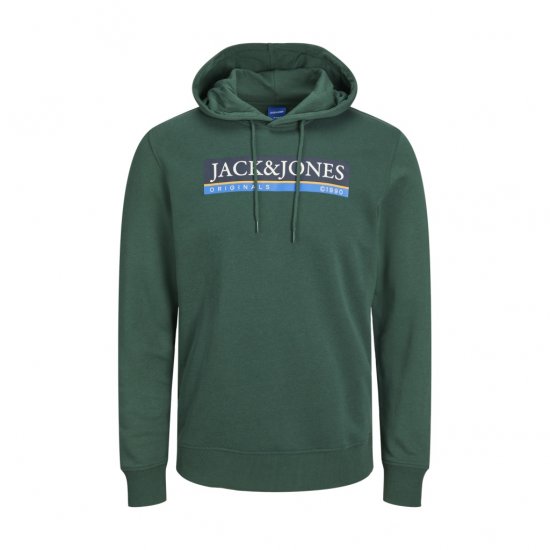 Jack & Jones Codyy Hoodie Green - Sweatshirts & Hoodies - Sweatshirts/Hoodies grande taille homme