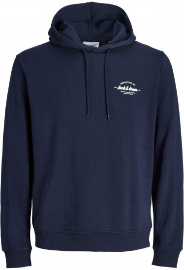 Jack & Jones Brandon Hoodie Blue - Sweatshirts & hoodies - Sweatshirts/Hoodies grande taille homme