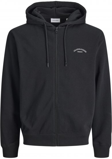 Jack & Jones College Logo Hoodie Black - Sweatshirts & hoodies - Sweatshirts/Hoodies grande taille homme