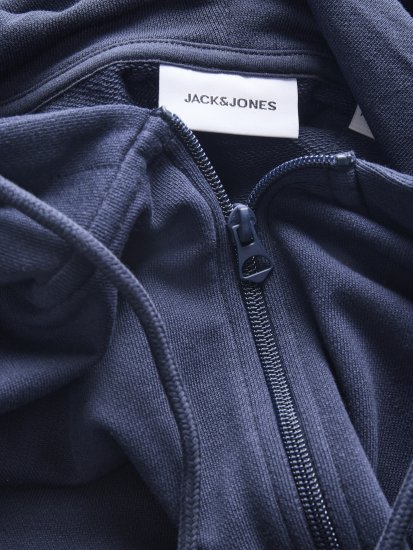 Jack & Jones College Logo Hoodie Navy - Sweatshirts & hoodies - Sweatshirts/Hoodies grande taille homme