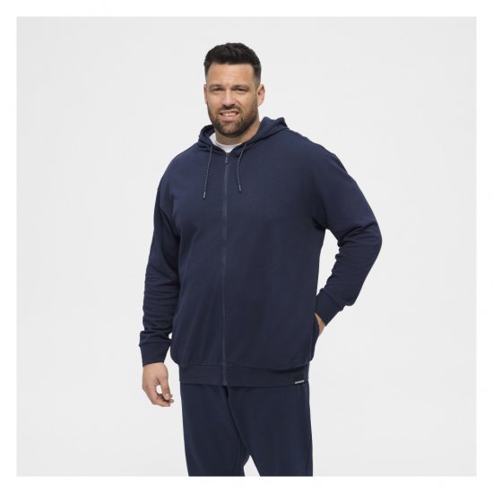 North Latitude Full Zip Hoodie Navy - Sweatshirts & hoodies - Sweatshirts/Hoodies grande taille homme