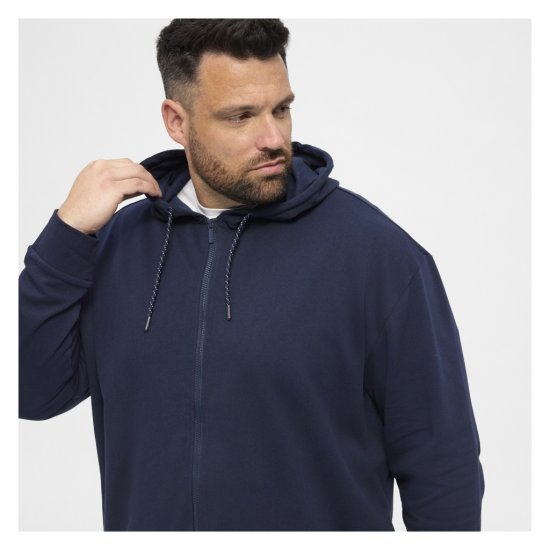 North Latitude Full Zip Hoodie Navy - Sweatshirts & hoodies - Sweatshirts/Hoodies grande taille homme