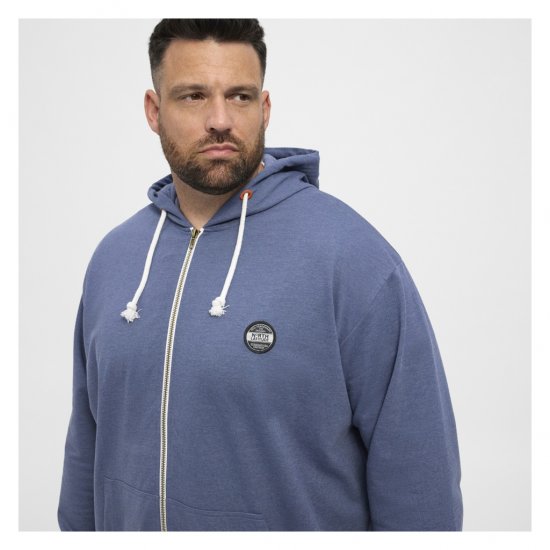 North Latitude Cardigan Hoodie Blue - Sweatshirts & hoodies - Sweatshirts/Hoodies grande taille homme