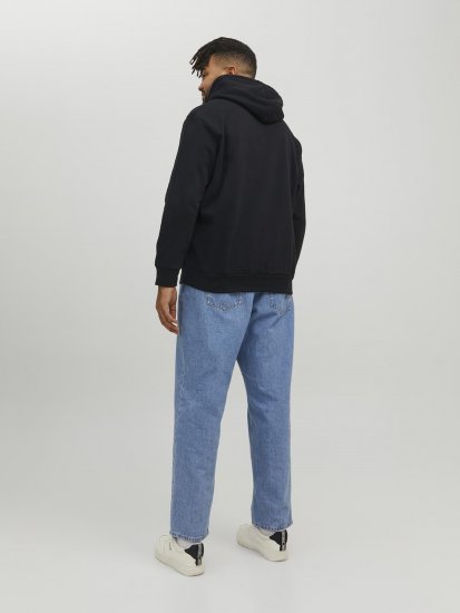 Jack & Jones Hunt Hoodie Black - Sweatshirts & hoodies - Sweatshirts/Hoodies grande taille homme