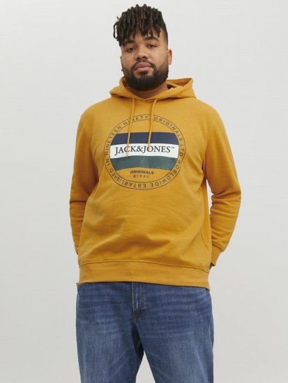 Jack & Jones Codyy Hoodie Yellow - Sweatshirts & hoodies - Sweatshirts/Hoodies grande taille homme