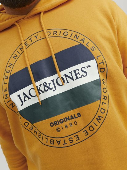 Jack & Jones Codyy Hoodie Yellow - Sweatshirts & hoodies - Sweatshirts/Hoodies grande taille homme