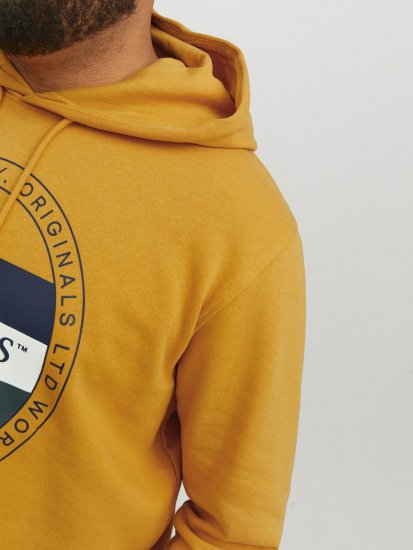 Jack & Jones Codyy Hoodie Yellow - Sweatshirts & hoodies - Sweatshirts/Hoodies grande taille homme