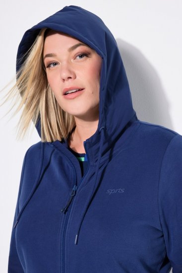 Ulla Popken Athletic Department Hoodie Navy - Sweatshirts & hoodies - Sweats, hoodies et mailles douillets