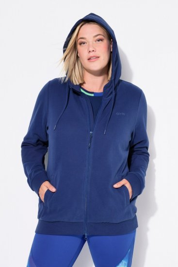 Ulla Popken Athletic Department Hoodie Navy - Sweatshirts & hoodies - Sweats, hoodies et mailles douillets