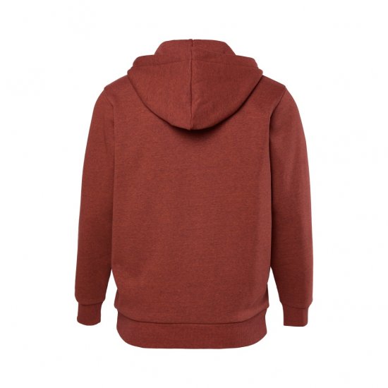 JP1880 Hoodie With Zipper Brick Brown - Sweatshirts & hoodies - Sweatshirts/Hoodies grande taille homme