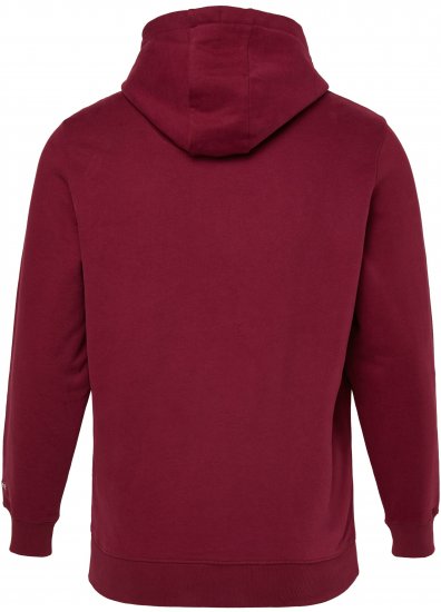 JP1880 Hoodie with Embroidery Aubergine - Sweatshirts & hoodies - Sweatshirts/Hoodies grande taille homme