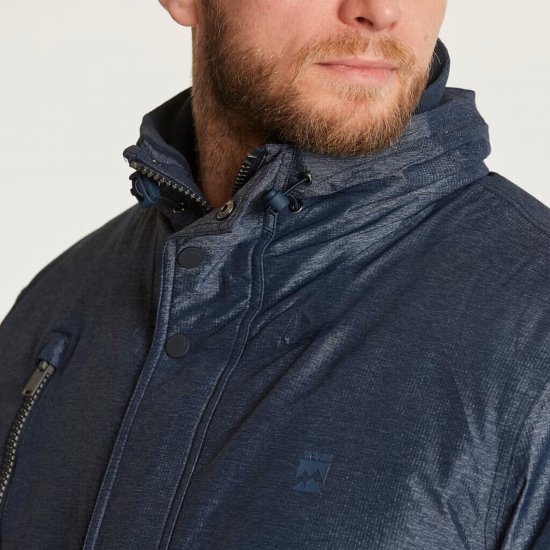 North Latitude 23134 Padded Jacket Waterproof 3K Navy - Vestes - Vestes homme grandes tailles