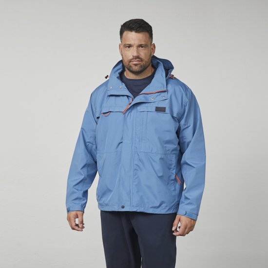 North Latitude 61104 Jas met details WP3000 Lichtblauw - Vestes - Vestes homme grandes tailles