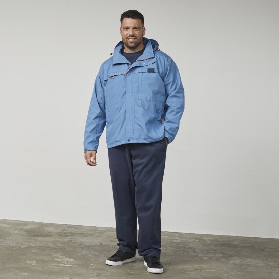 North Latitude 61104 Jas met details WP3000 Lichtblauw - Vestes - Vestes homme grandes tailles