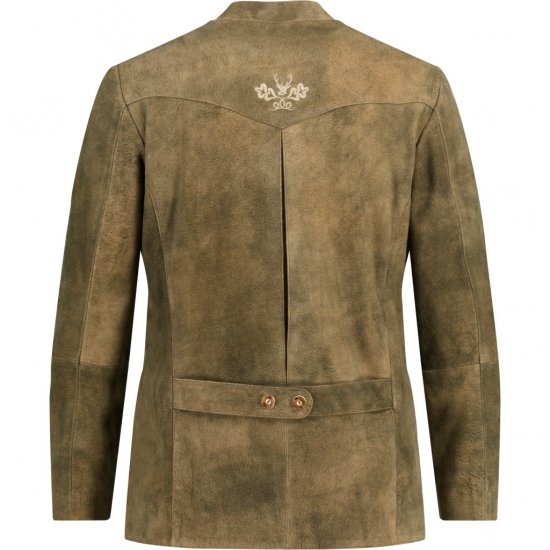 JP1880 Traditional Jacket Janker Goat Suede Brown - Tenues de fête - Tenues de fête – Pour célébrer avec style et confort