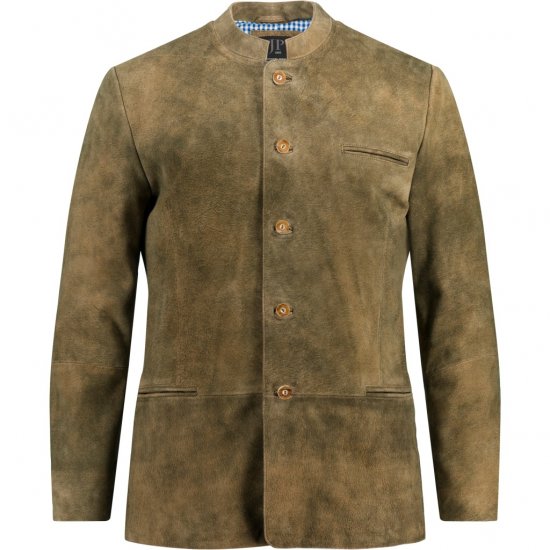 JP1880 Traditional Jacket Janker Goat Suede Brown - Tenues de fête - Tenues de fête – Pour célébrer avec style et confort