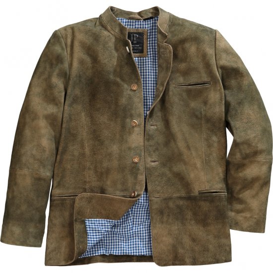 JP1880 Traditional Jacket Janker Goat Suede Brown - Tenues de fête - Tenues de fête – Pour célébrer avec style et confort