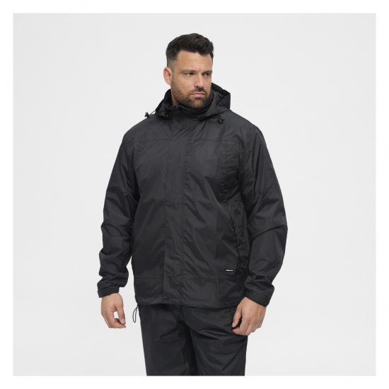 North Latitude Rain Jacket Black - Sport & outdoor - Vêtements de sport grande taille 