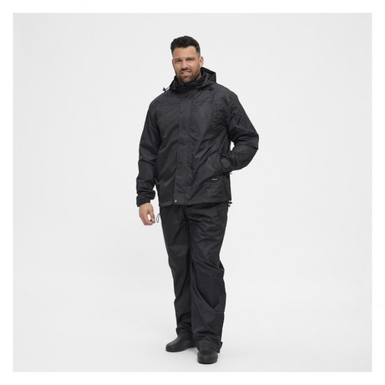 North Latitude Rain Jacket Black - Sport & outdoor - Vêtements de sport grande taille 