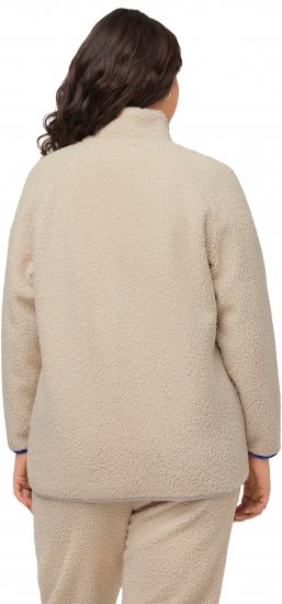 Ulla Popken Teddy Fleece Jacket Vanilla - Vestes - 