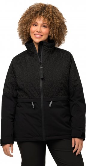 Ulla Popken HYPRAR Waterproof Running Jacket Black - Vestes - 
