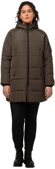 Ulla Popken HYPRAR Water Repellent Fully Lined Jacket Mocha - Vestes - 