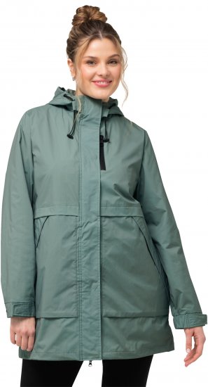 Ulla Popken HYPRAR Transition Jacket Mint Green - Vestes - 