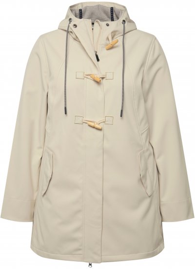 Ulla Popken HYPRAR Water-Repellent Softshell Jacket Vanilla - Vestes - 